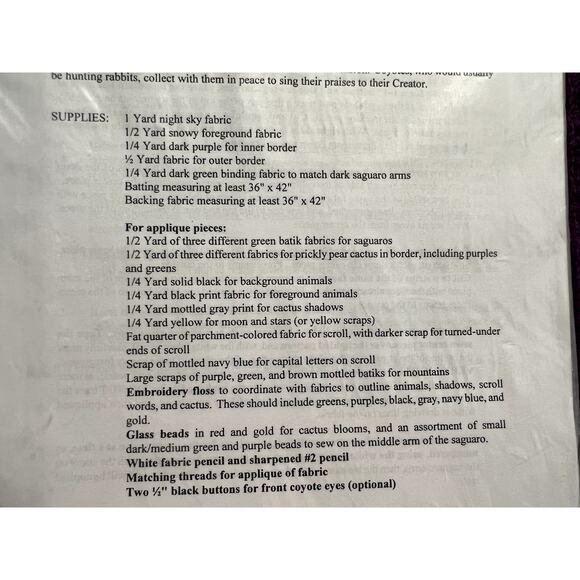 quilt pattern joyful noise sandra coffman 36" x 41" - Picture 6 of 7